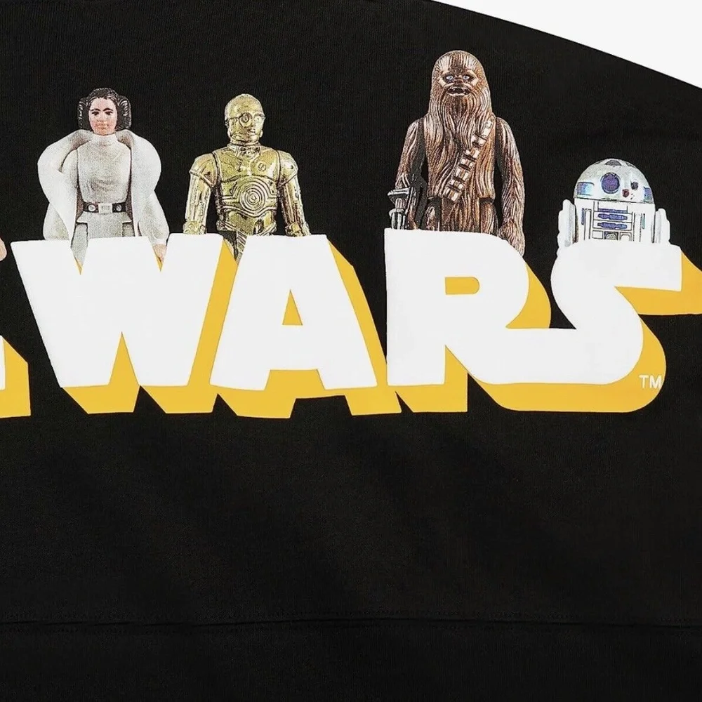 2022 DISNEY Spirit Jersey Adults STAR WARS VINTAGE ACTION FIGURES - NEW - Picture 6 of 7
